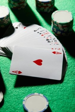 Live casino table with multiple camera angles